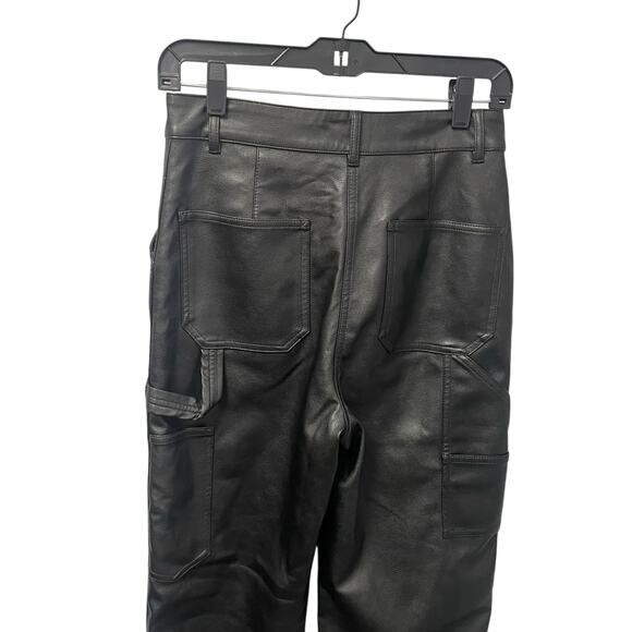 Aritxia Wilfred Free Brennan Pant High Waisted Vegan Leather Utility Style 4 - Picture 8 of 9
